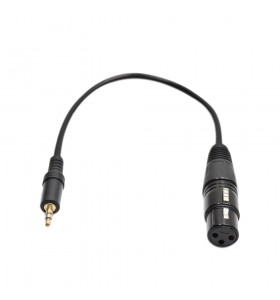 XLR3pin female to 3.5mm stereo cable 